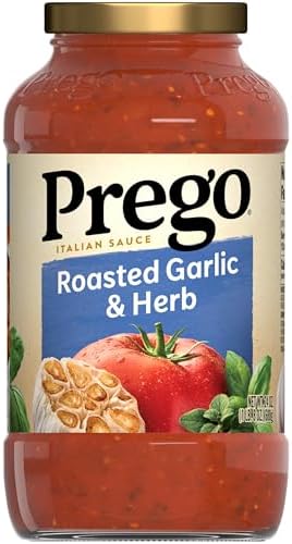 Prego Pasta Sauce, Italian Tomato Sauce with Roasted Garlic & Herbs, 24 Ounce Jar