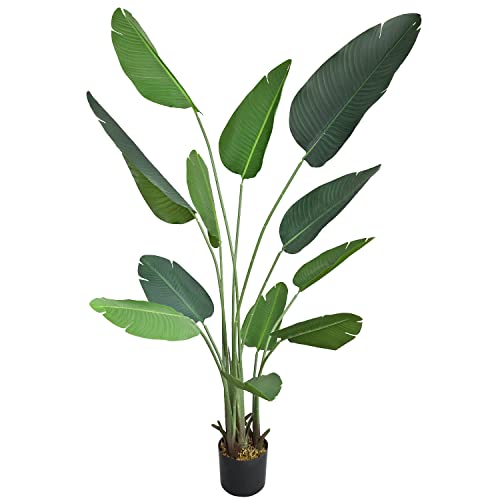 Bananier Plante Artificielle Artificiel avec Pot 170 cm Decovego