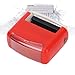 Self Inking Black Ink Stamper Automatic Press Kit for Office School Home Red ABS Material