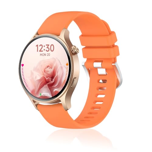 Correa para reloj Fitpolo DR06/AR-01 silicona suave naranja miniatura 1