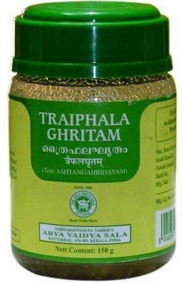 Triphala Ghritham 150gm routine bien-être et détox du soir