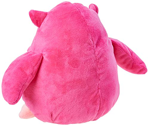 Coruja Rosa com Pontinhos na Barriga 21Cm, Foffylandia, Pink