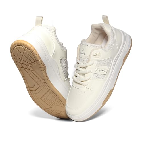Image of YOHO UrbanDash Sneakers for Woman | Strong Grip, Thick Laces, Cushioned Insoles | Comfortable & Stylish for Everyday Use Shoes for Woman /Girls /Ladies -0736
