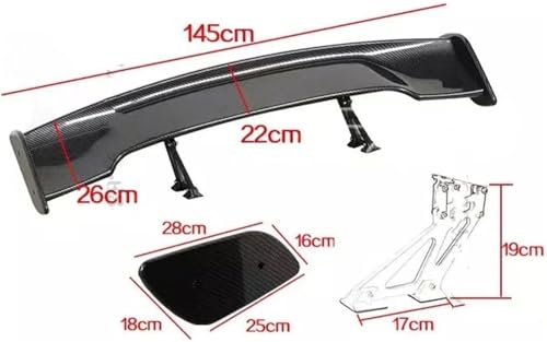 Diffuseur de voiture aileron arrière tuning berline kit extérieur GT - 2