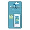 Blue Lizard Barra de protector solar mineral para niños SPF 50, óxido de zinc, 100% activos minerales, desarrollada para la piel sensible de los niños, apta para TSA, vegana, sin parabenos, sin