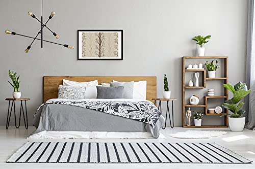 Affiche arbres avec cadre en bois moderne 60x40 Tulup - 3