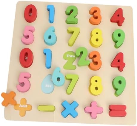 Alasum 1 Set Wooden Toys Educational Toys Wood Toys Education Toys Early Learning Toy Wood Jigsaw Puzzle