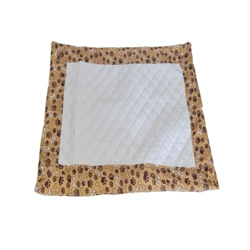Tapete Higiênico Pet Cães e Gatos Impermeável Branco Grande Reuti...