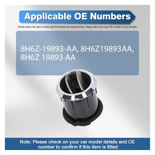 Aération arrière cassée Ford Mondeo ? Kit de rechange 4 pièces