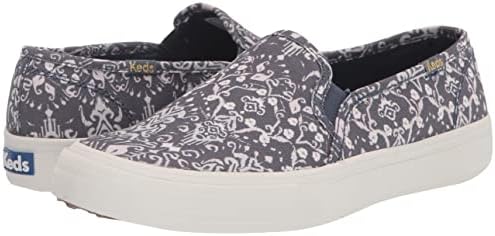 Keds Women's Core Double Decker Mosaic Canvas Sneaker, Blue, 8 | Image 6
