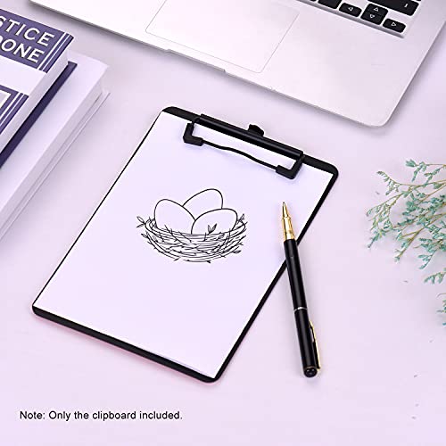 Staright A5 Tamanho Prancheta de Plástico Almofada de Escrita Placa Perfil Baixo Clipe Titular do Do