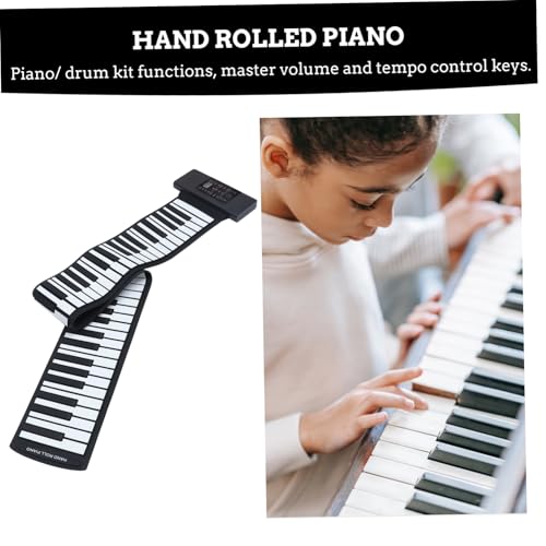 TOYANDONA 1 Ensemble 88 Rouleaux 88 Touches De Piano Piano Électronique Portable Clavier En Silicone Piano Instrument De Musique Piano Pour Débutant 88 Touches Piano Pliable 88 Touches - Les Beatles, Paul McCartney, John Lennon, RIngo Starr, George Harrison TOYANDONA 1 Ensemble 88 Rouleaux 88 Touches De Piano Piano Électronique Portable Clavier En Silicone Piano Instrument De Musique Piano Pour Débutant 88 Touches Piano Pliable 88 Touches – Image 6
