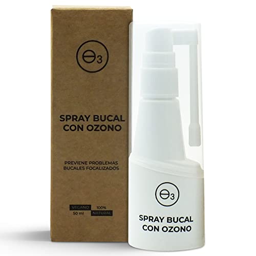 OZONO D'OR - Spray Higiene Bucal con Aceite Ozonizado 100% Natural BIO, Vegano, Eliminar Llagas y Aftas Bucales | Elixir Bucal Gingivitis Tratamiento Encías Inflamadas y Sangrado Encías o Heridas