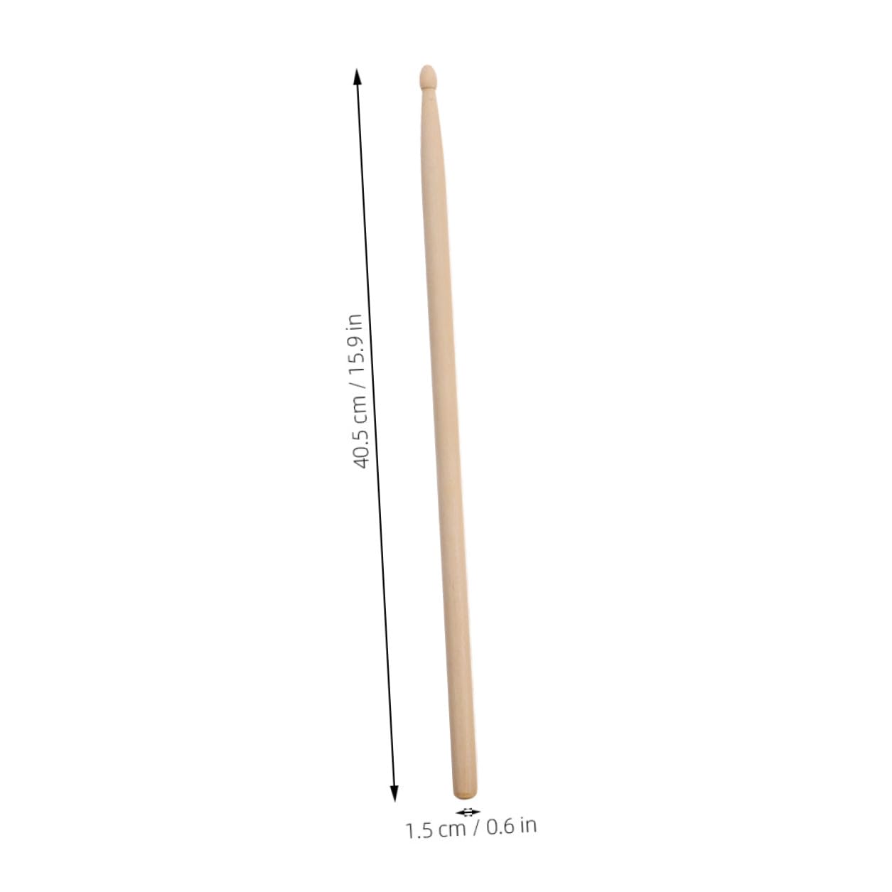 Baquetas de Madera 5a, 12 Pares, para Percusión y Práctica | Color Beige, Acabado Preciso y Agarre Cómodo, para Enseñanza y Estudios Musicales, Uso Versátil