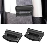 Seat Belt Adjuster, 2Pcs Universal Seat Belt Positioner Clip, Shoulder Belt Adjuster...