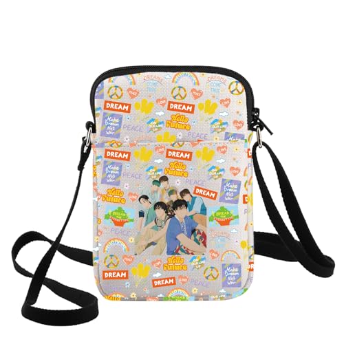 G2TUP Korean Pop Music Crossbody Bag Mark & Heachan & Renjun Fans Gift Group Member Shoulder Bag Korean Album Merchandise