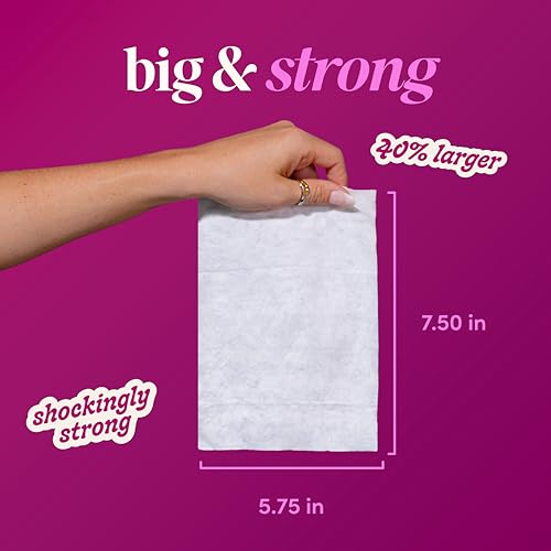 Image of goodwipes Flushable Wipes for Women - Rosewater Individually Wrapped Travel Butt Wipes To Go, Mini Purse & Festival Essentials for Adults, pH Balanced for Feminine Hygiene, 32 Count (1 Pack)