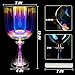 Meditation Crystal Singing Bowl - Handheld Quartz Stone Music Bowl with Percussion Hammer & Backpack - Transparent Colorful Dazzling Design