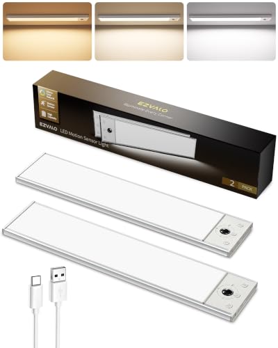 EZVALO 300LM Super Bright Under Cabinet Lighting, Motion Sensor Lights - image 1