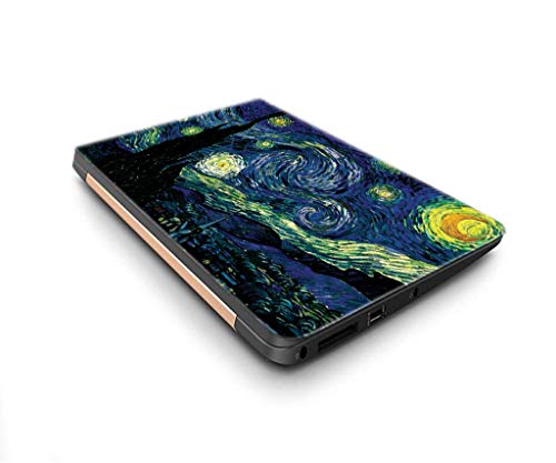 Image of Galaxsia Starry Night Vinyl Laptop Skin Sticker Cover Decal Protector Fits for All Laptop Brand Models of Size 15.6 Inches.