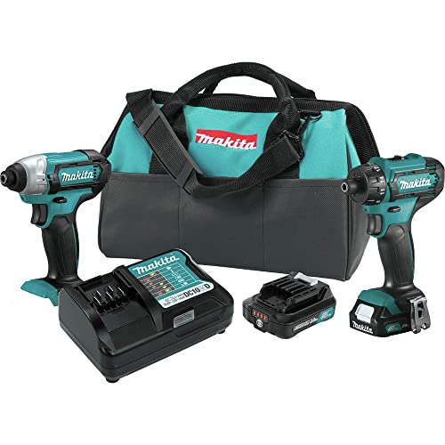 Makita CT231R 12V max CXT® Lithium-Ion Cordless 2-Pc. Combo Kit (2.0Ah)