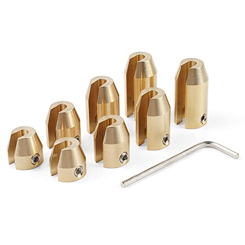 NICECNC 8pack Motorcycle Reusable Brass Wheel Spoke Balance Weights