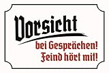 Hochwertiges Retro Motiv Blechschild 20x30 cm, Stahlblech, 4 Löcher zur Montage, gewölbt, umgelegte Kanten, im Mehrfarben – Druck, seidenmatt bis glänzend, NEU & OVP