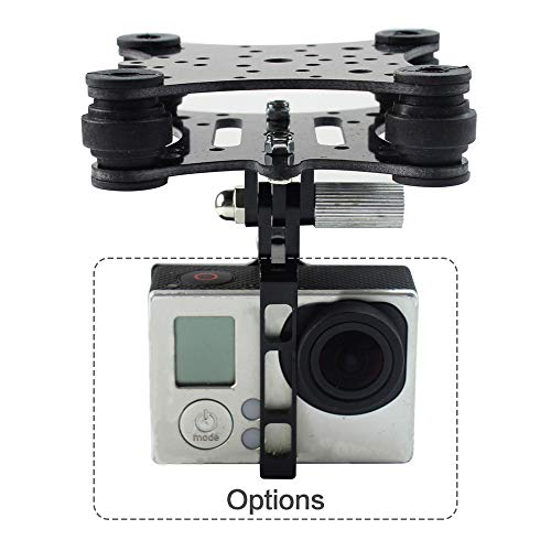 Ktyssp for DJI Phantom RC Drone Antivibration Camera Gimbal Mount Carbon for Hero