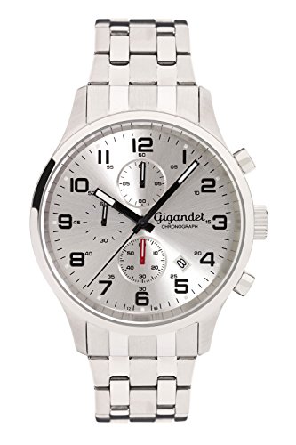 Montre de précision Gigandet Hommes Quartz Japonais et finitions acier durable
