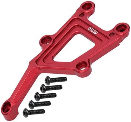 Placa Superior Delantera De Aluminio Para 1/10 Traxxas Ford GT 4-Tec 2.0 83056-4/4-Tec 3.0 93054-4 - Juego De 6 Piezas Rojo