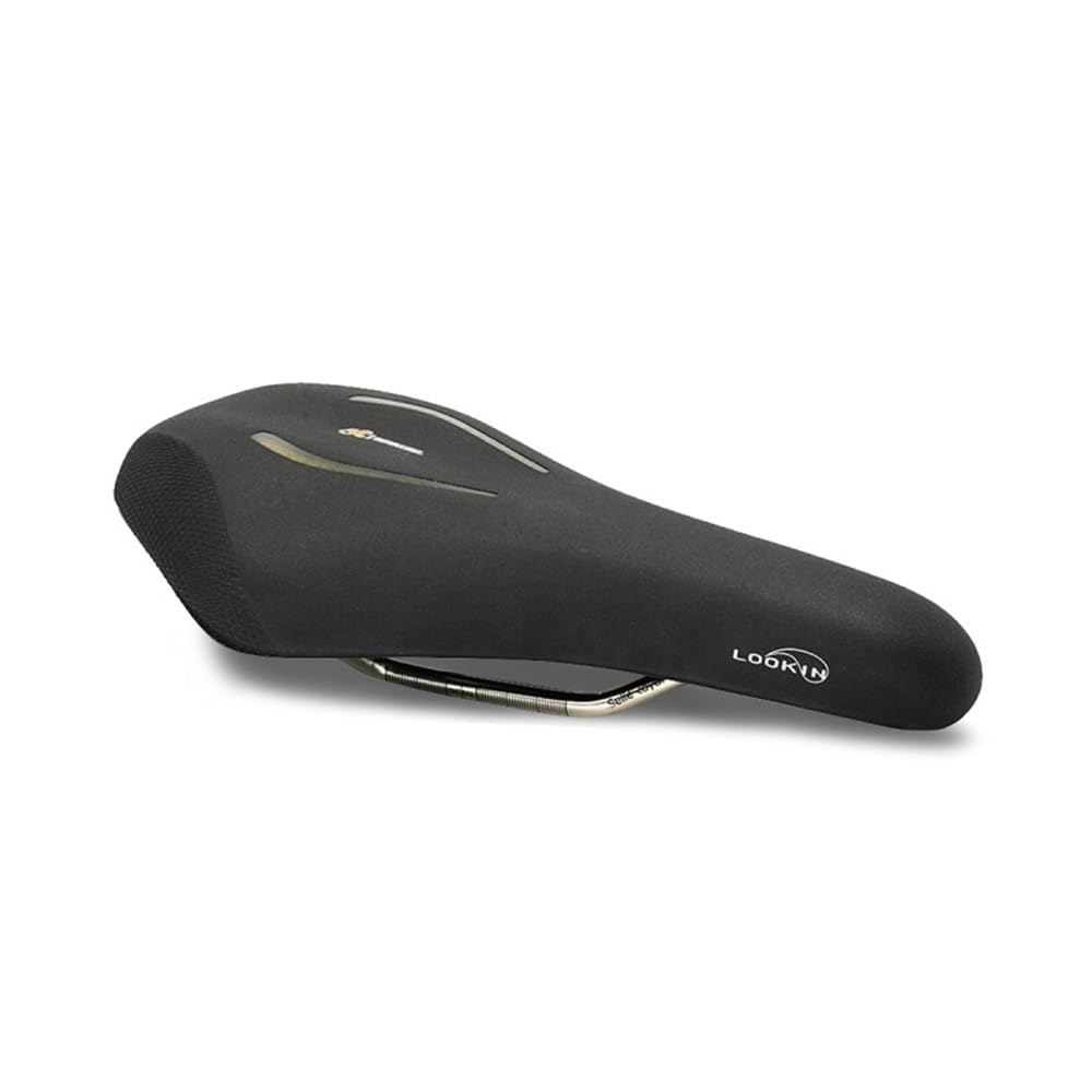 Selle Royal Unisex Lookin Evo Athletic - Stracciatella Fahrradsattel, Black, 261 x 158 mm