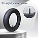 HXYCNNA 2-Pack 600-16, 650-16 Inner Tubes with Straight Valve Stem for Trailers and Agricultural Implements