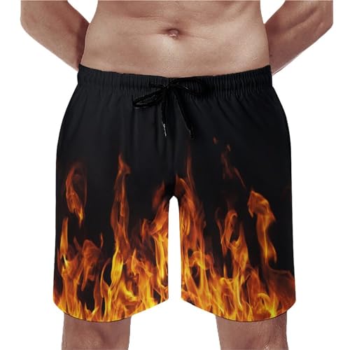 Funny Mens Swim Trunks Quick-Drying Breathable Beach Board Shorts with Mesh Lining Swimwear Bathing Suits