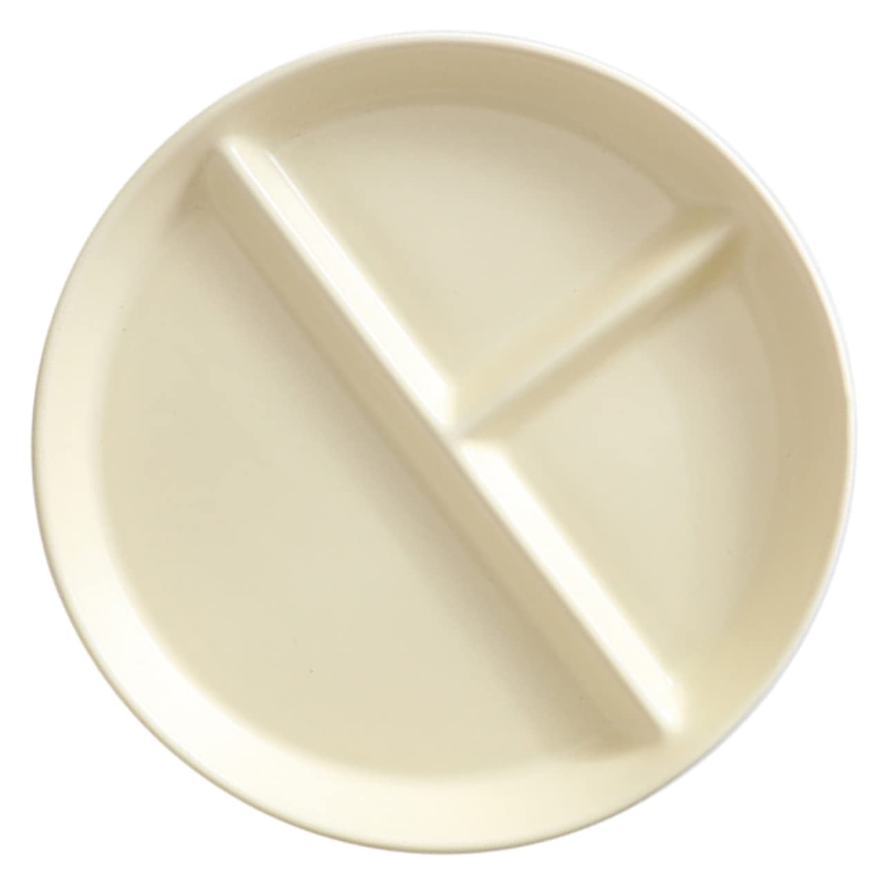 Cabilock Ceramic Divided Food Plate Stylish Snack Tray for Home Use Easy to Clean Lightweight and Portable for Serving Breakfast Lunch and Dinner Dishwasher Safe