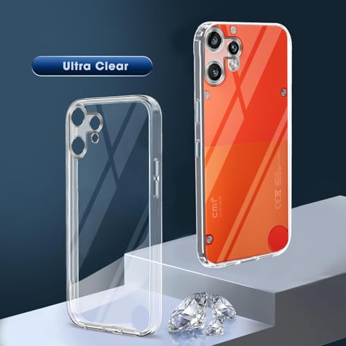 Image of Jkobi Back Cover for Nothing CMF Phone 2 Pro (Silicone Clear Shockproof Case with Camera Protection | Soft and Flexible | Transparent)