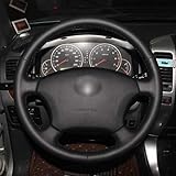 OUYUE Customized Black Artificial Leather DIY Car Steering Wheel Cover for Toyota Land Cruiser Prado...