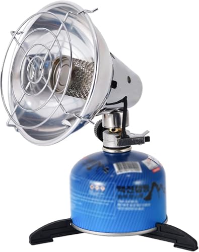 Mini Stufetta Gas Portatile Riscaldanti da Esterno Stufetta Elettrica Regolabile per Interno Patio...