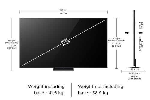 Image of TCL 215 cm (85 inches) 4K UHD Smart QD-Mini LED Google TV 85C8K