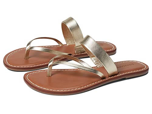 Bernardo Leia - Flats for Women - Leather Upper - Lightly Padded Insole - Open Toe - Man-Made Outsole