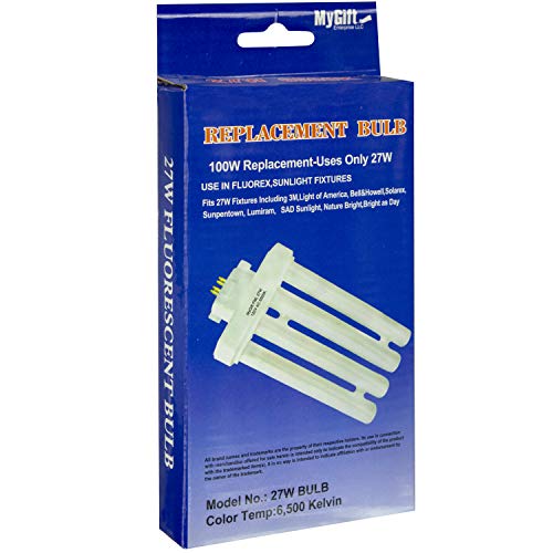 Mygift FML-27-EX-D Fluorescent Light Bulb 4 Pin 6500K 27 Watt thumb #2