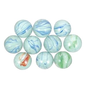 Yardwe 10 Stück Glasmurmeln 'Cat's Eye'