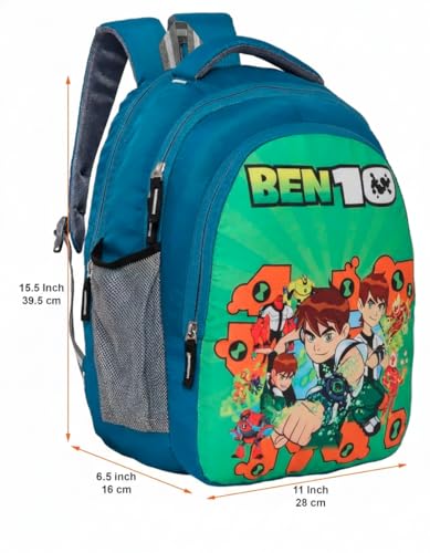 Image of 30L School Bag Plush Backpack, Cartoon Print Backpack, Preschool Bags for Boys & Girls (3-7 Years) for Nursery to 2nd Class Kids - Lightweight, Padded Straps