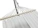 Petra Leisure 12Ft. Powder Coated Galvanized Steel Arc Hammock Stand w/Single Person Beige Bed. New Indoor/Outdoor Design(Brown)