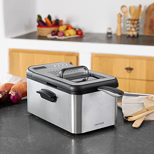 Friteuse Numérique Cecotec Cleanfry Luxury 3000 – 2400 W, 3,2 L, 5 Programmes - vue 3