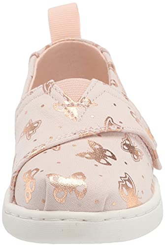 TOMS Girl's, Alpargata Tiny Slip-On – infantil, Peônia, 4 Little Kid