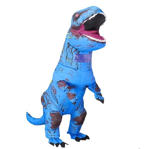Rysotowy Inflatable Dinosaur Costume for Adults Blow up T-rex Suit Funny Party Dino Fancy Halloween Costume