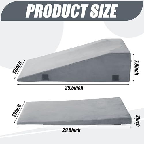 ROYALAY Leg Elevation Pillows for After Surgery, Adjustable Height Knee Surgery Recovery Equipment, Knee Replacement Recovery Aids for Hip Ankle Pain Relief Patent Pending, Single Leg