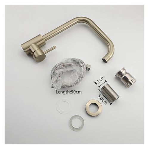 Robinet flexible pour évier pour laver facilement les grands plats - 5