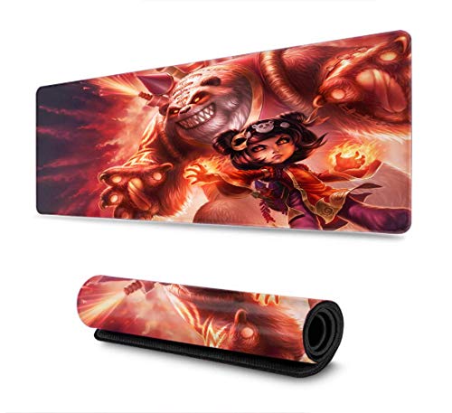 Preisvergleich Produktbild Erweitertes Gaming-Mauspad für dickes großes Schreibtisch-Mauspad Premium-strukturierter Mehrzweck (Champion Annie Panda)