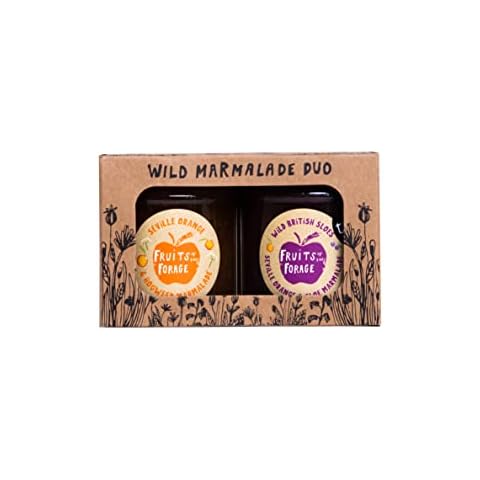 Fruits Of The Forage | Luxury Marmalade Gift Pack | Seville Orange And Sloe Marmalade 210G, Seville Orange And Hogweed Marmalade 210G Cover